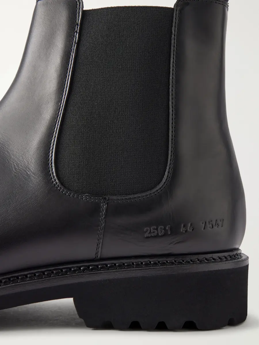 Common Projects Piuma Leather Chelsea Boots - Men | Thumbnail 5