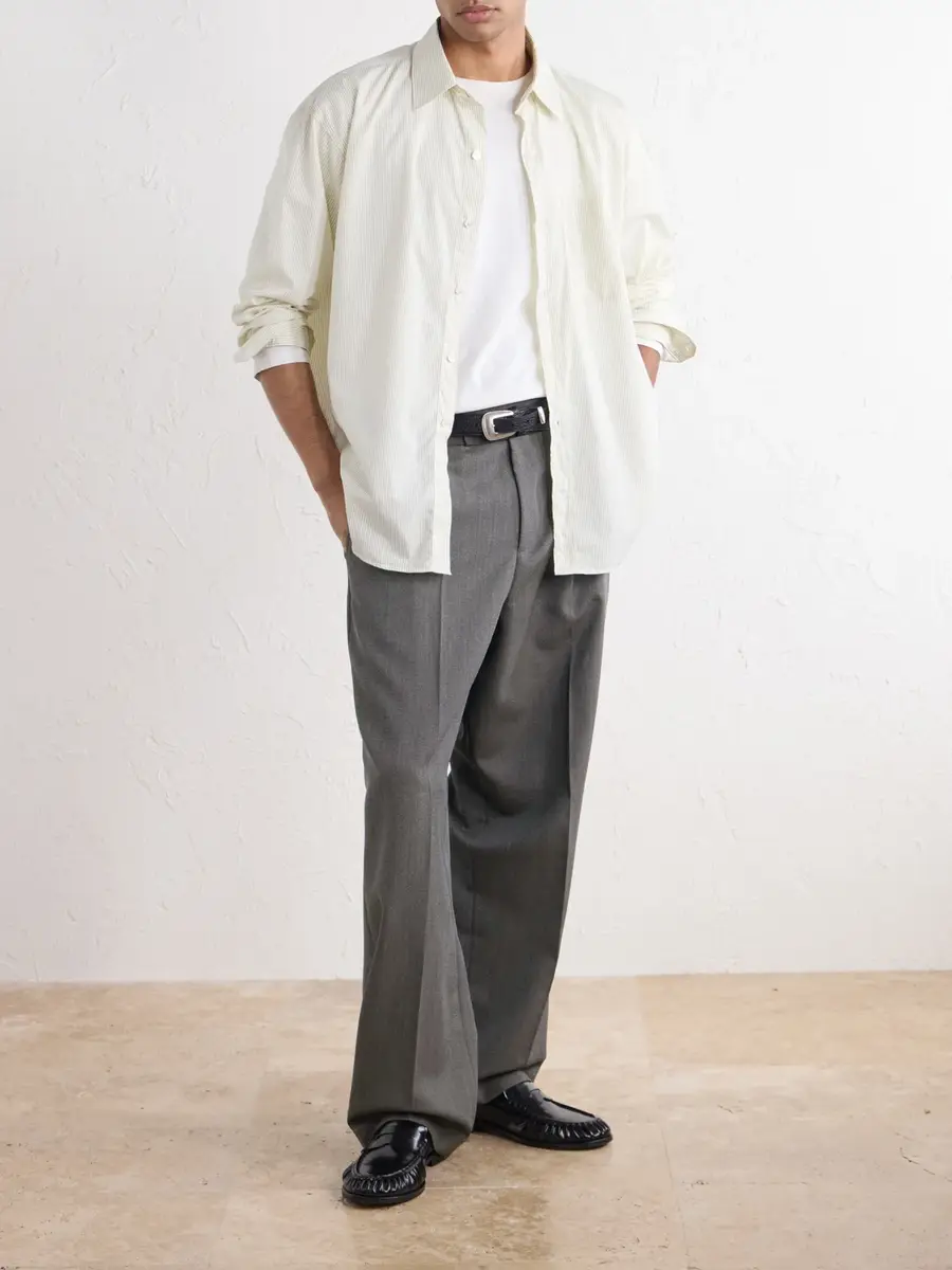 mfpen Patch Straight-Leg Wool-Twill Trousers - Men | Thumbnail 2 mfpen Patch Straight-Leg Wool-Twill Trousers - Men | Thumbnail 2