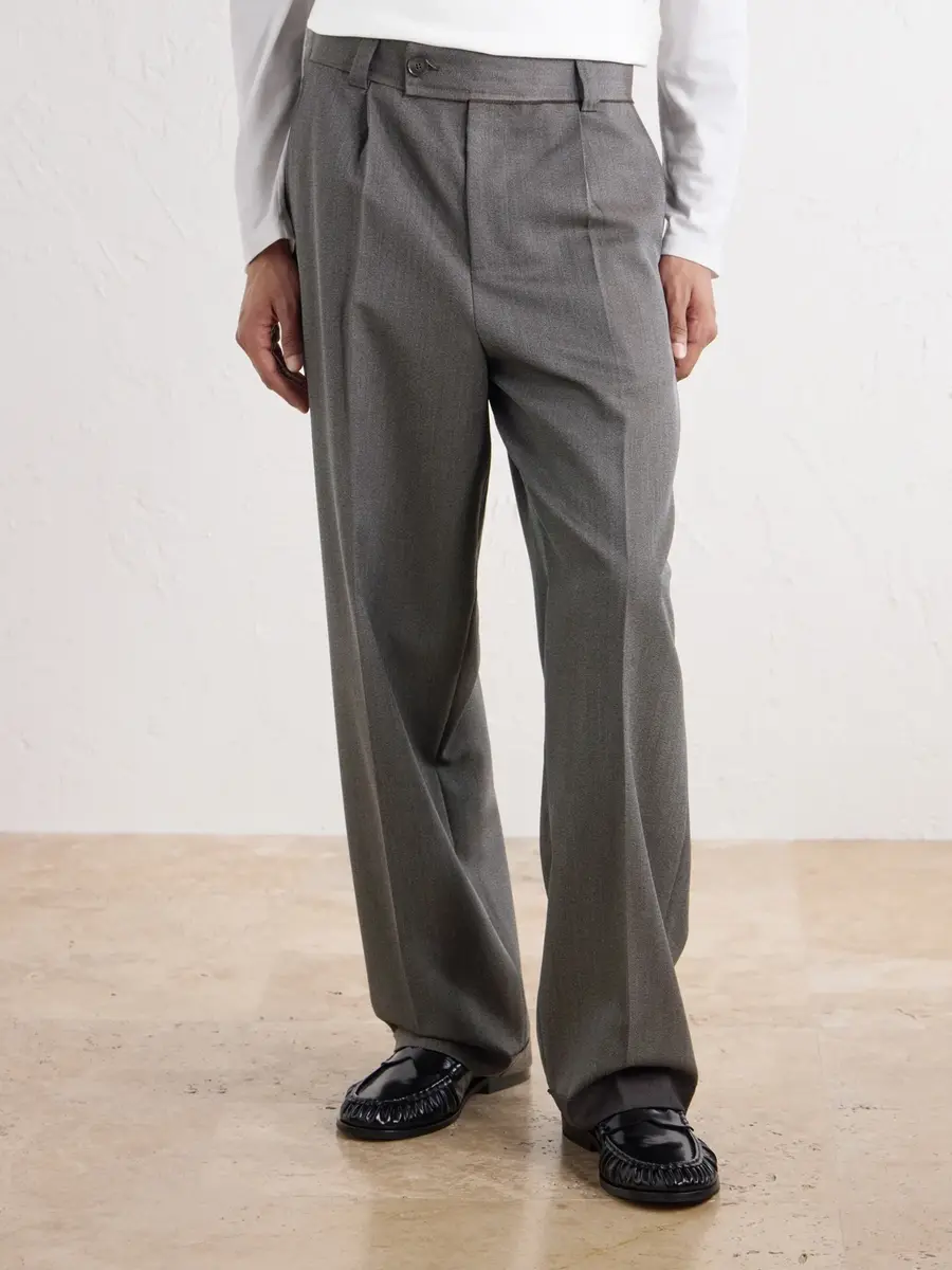 mfpen Patch Straight-Leg Wool-Twill Trousers - Men | Thumbnail 3 mfpen Patch Straight-Leg Wool-Twill Trousers - Men | Thumbnail 3