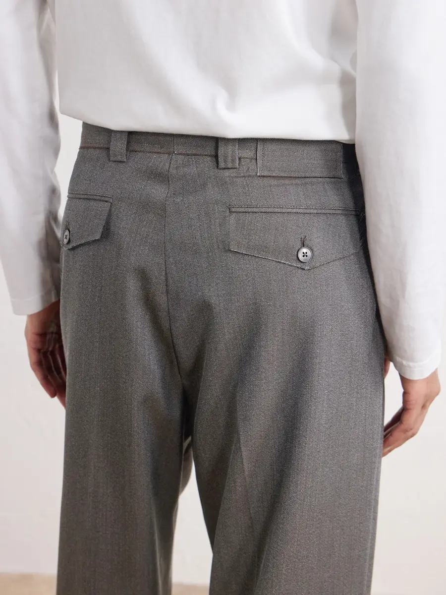 mfpen Patch Straight-Leg Wool-Twill Trousers - Men | Thumbnail 5 mfpen Patch Straight-Leg Wool-Twill Trousers - Men | Thumbnail 5