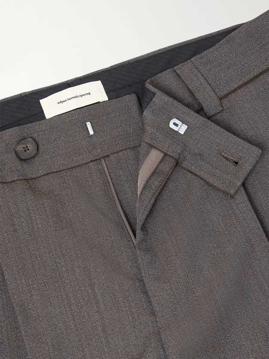 mfpen Patch Straight-Leg Wool-Twill Trousers - Men | Thumbnail 6 mfpen Patch Straight-Leg Wool-Twill Trousers - Men | Thumbnail 6