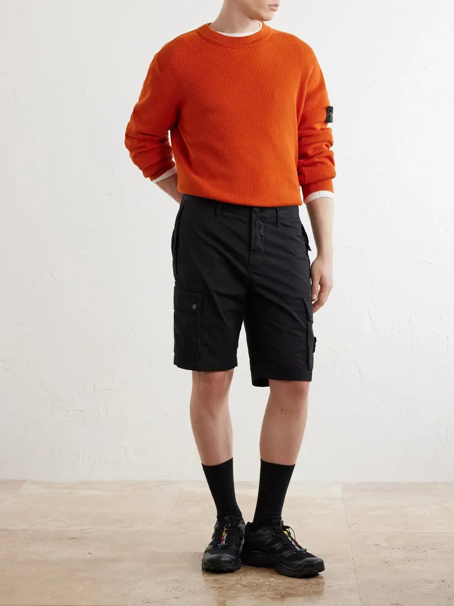 Stone Island Ribbed Organic Cotton Sweater - Men | Thumbnail 2