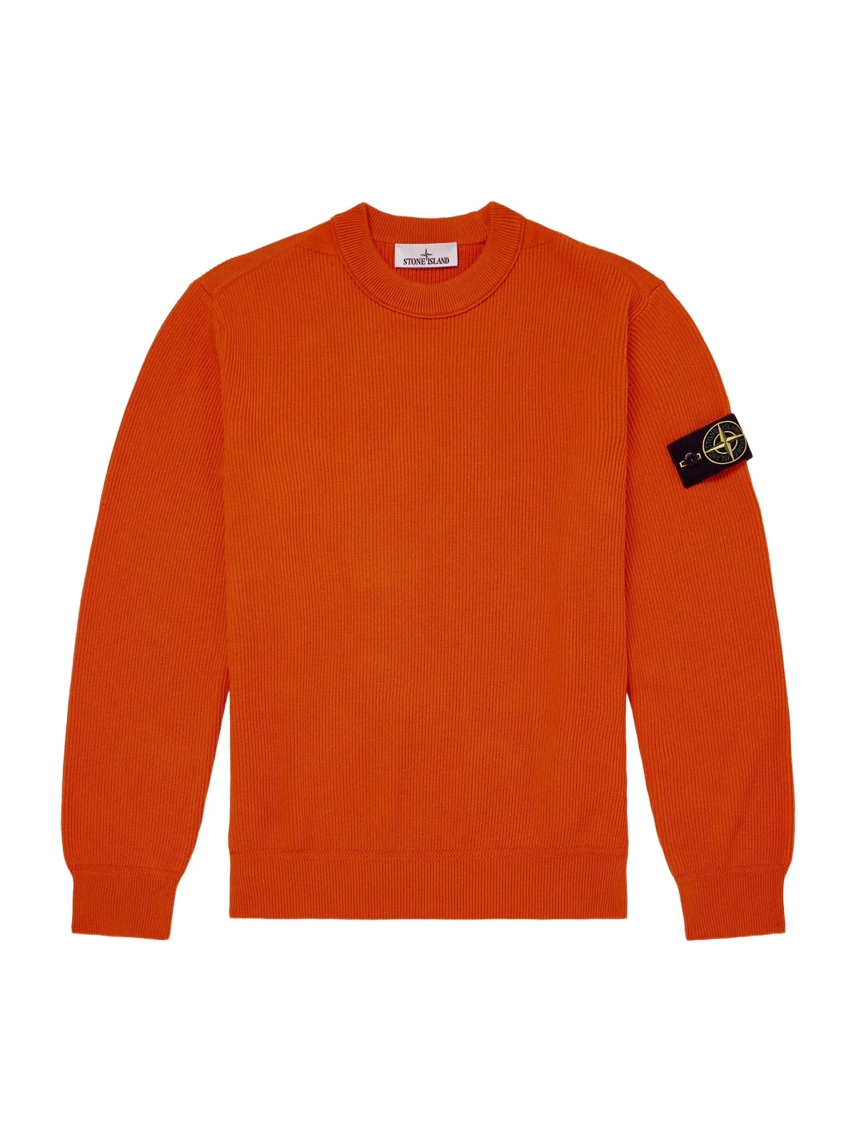 Stone Island Ribbed Organic Cotton Sweater - Men