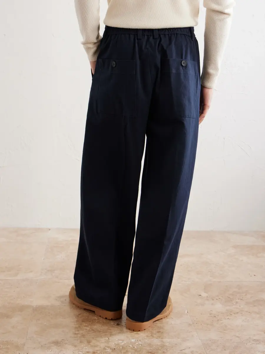 Studio Nicholson Straignt-Leg Trousers - Men | Thumbnail 4 Studio Nicholson Straignt-Leg Trousers - Men | Thumbnail 4