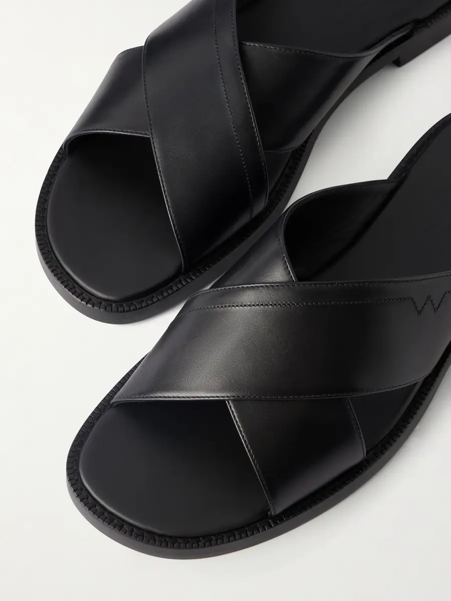 J.M. Weston Leather Sandals - Men | Thumbnail 4