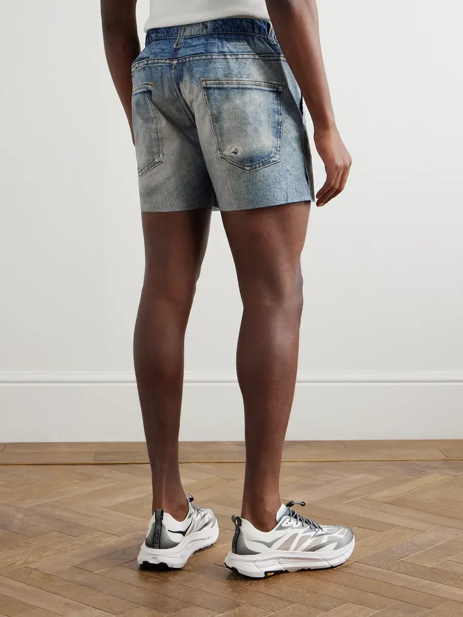 Satisfy Straight-Leg 5" Logo-Appliqu&eacute;d Printed PeaceShell&trade; Shorts - Men | Thumbnail 4