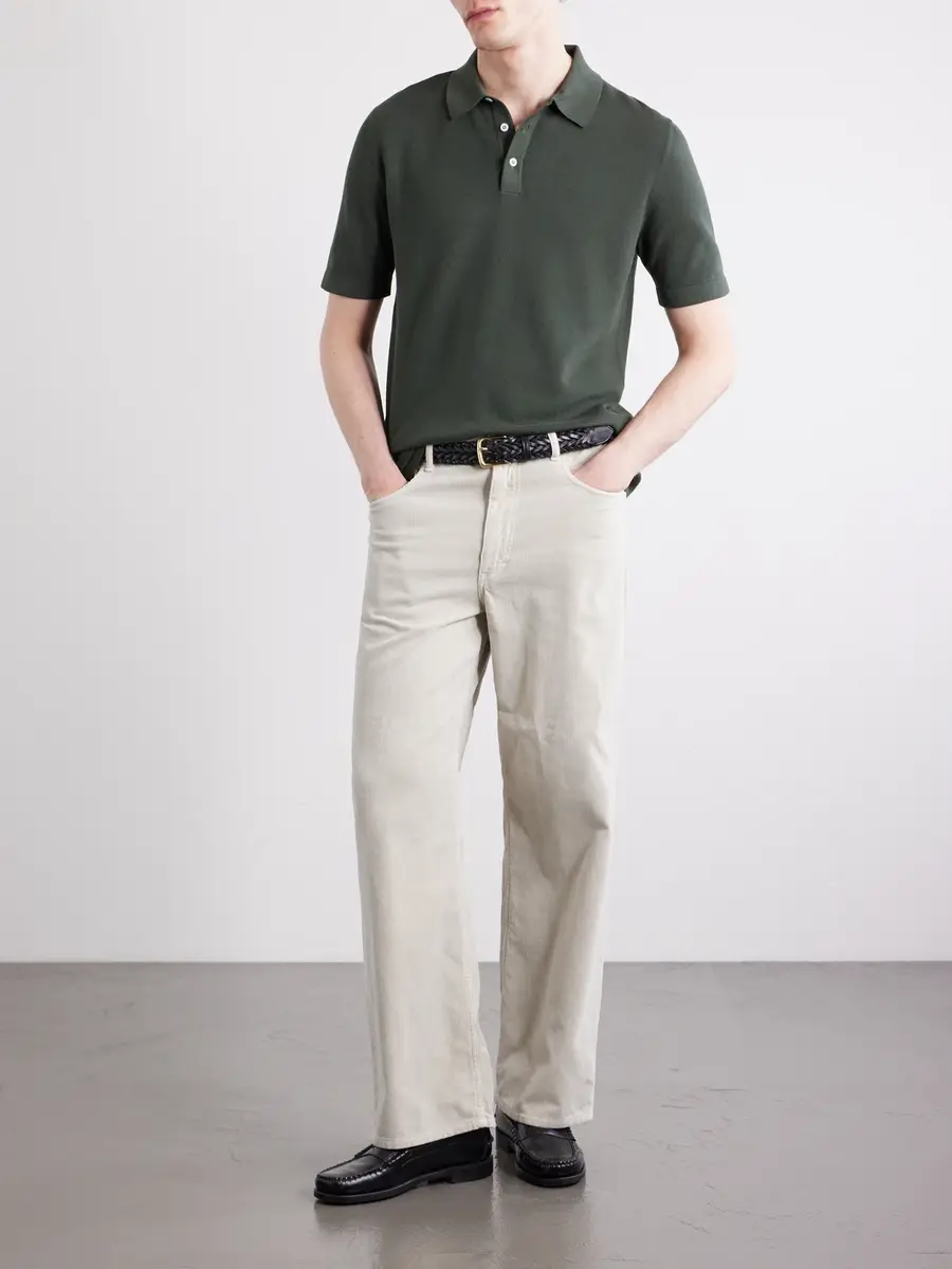 Anderson & Sheppard Organic Cotton Polo Shirt - Men | Thumbnail 2