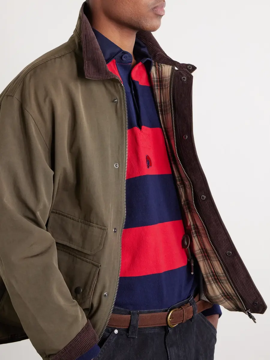 FrizmWORKS Royal Corduroy-Trimmed Cotton-Blend Canvas Jacket - Men | Thumbnail 6 FrizmWORKS Royal Corduroy-Trimmed Cotton-Blend Canvas Jacket - Men | Thumbnail 6