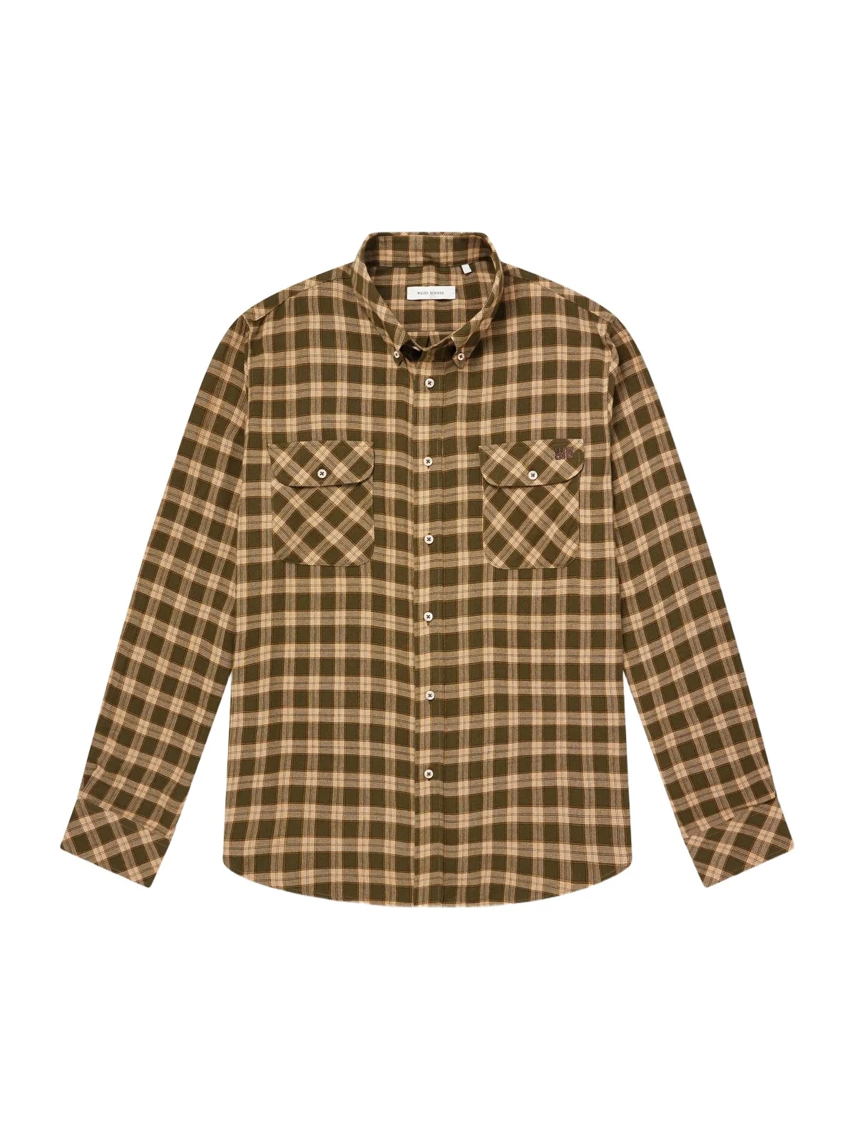 Canopy Button-Down Logo-Embroidered Checked Cotton Shirt - Men Canopy Button-Down Logo-Embroidered Checked Cotton Shirt - Men