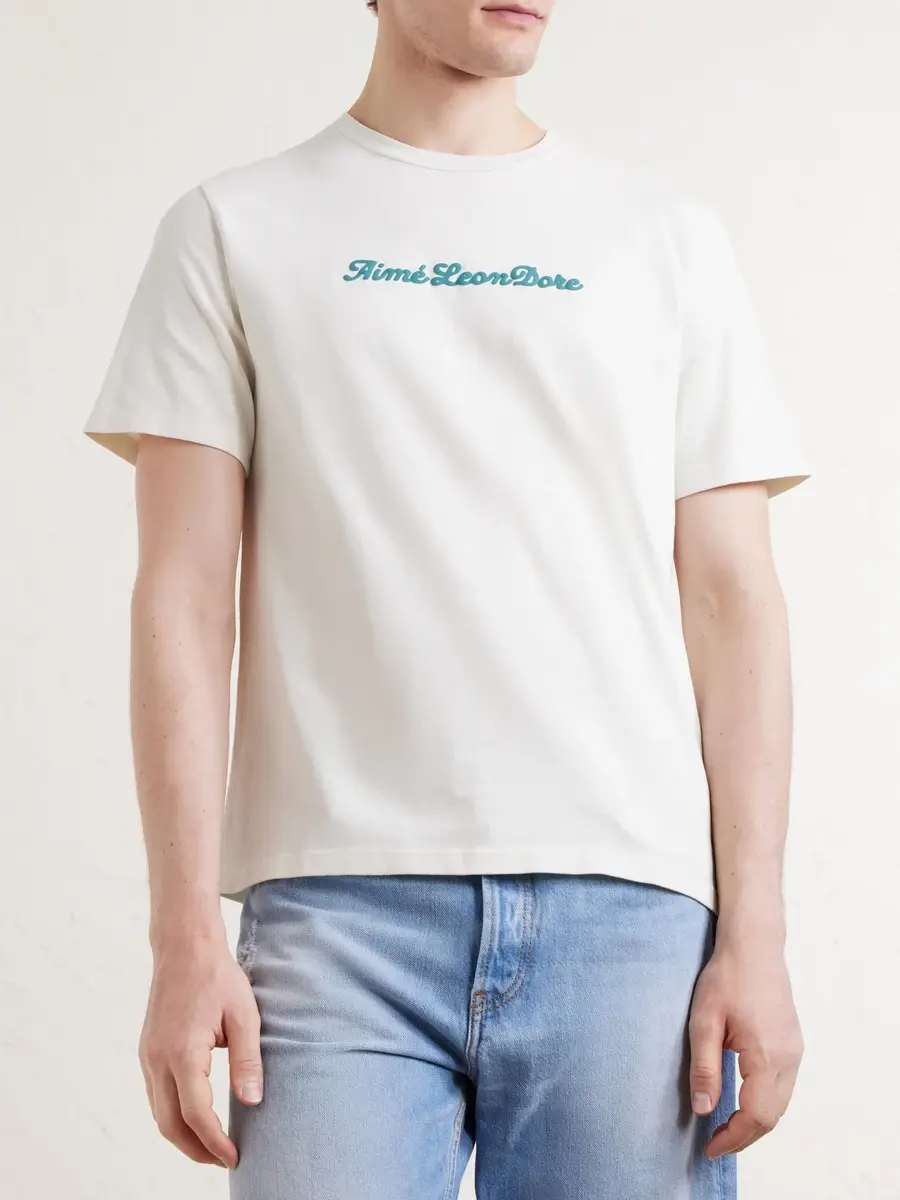 Aimé Leon Dore Logo-Print Cotton-Jersey T-Shirt - Men | Thumbnail 3 Aimé Leon Dore Logo-Print Cotton-Jersey T-Shirt - Men | Thumbnail 3