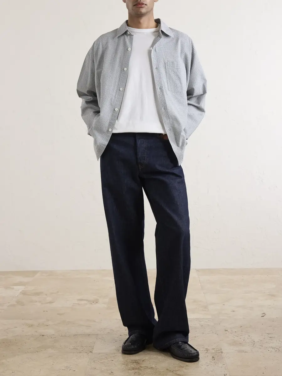 mfpen Executive Checked Cotton-Seersucker Shirt - Men | Thumbnail 2 mfpen Executive Checked Cotton-Seersucker Shirt - Men | Thumbnail 2