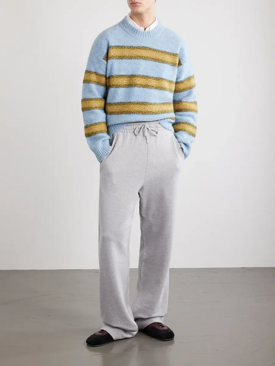 Dries Van Noten Master Striped Alpaca-Blend Sweater - Men | Thumbnail 2 Dries Van Noten Master Striped Alpaca-Blend Sweater - Men | Thumbnail 2