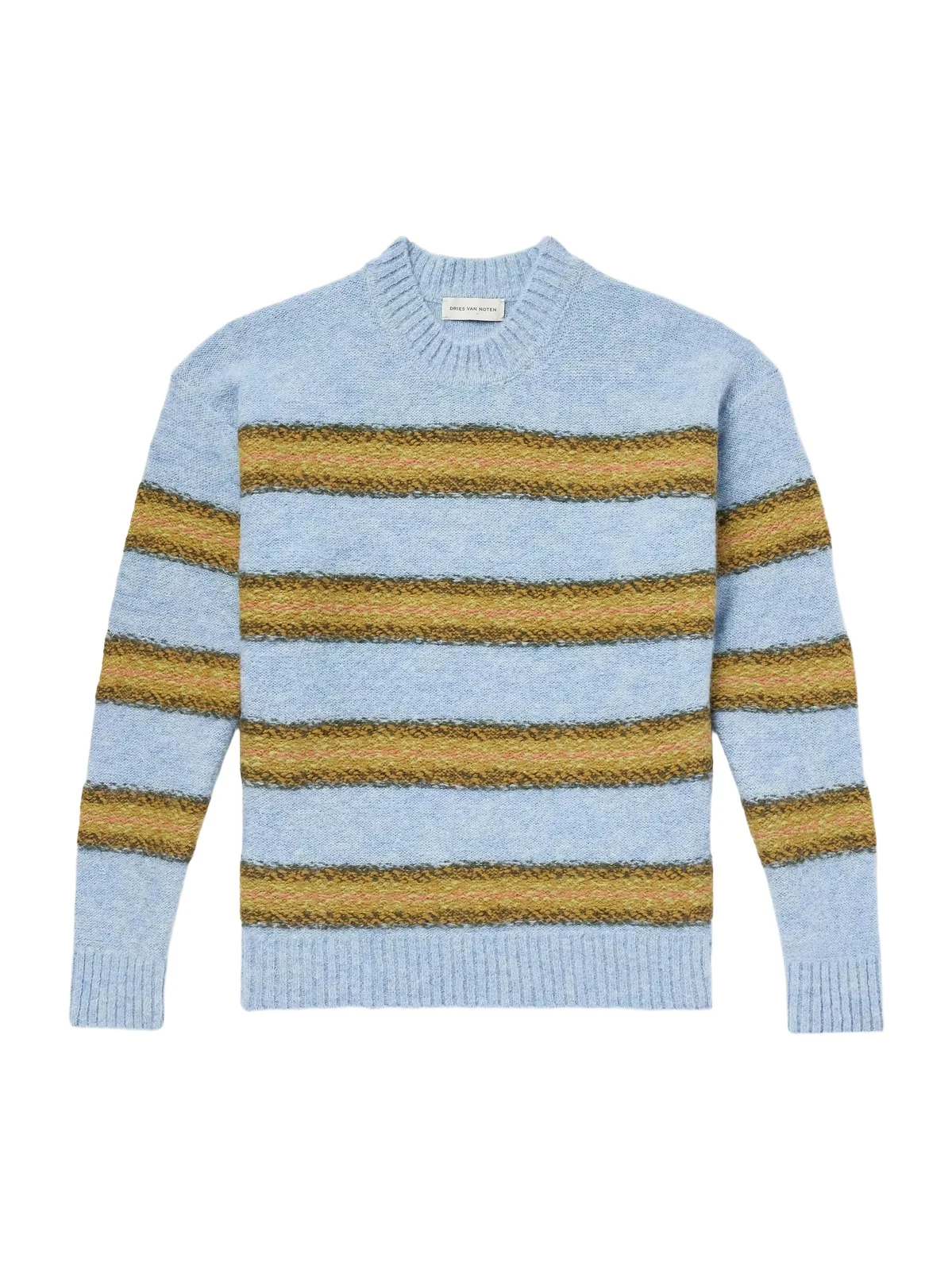 Master Striped Alpaca-Blend Sweater - Men Master Striped Alpaca-Blend Sweater - Men