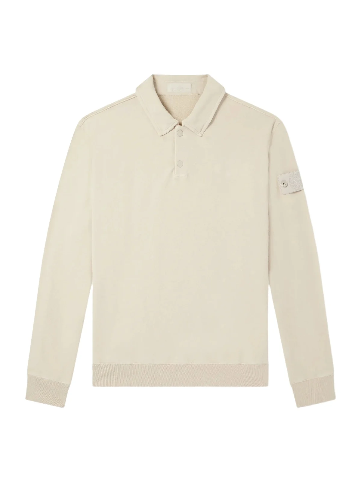 GHOST Garment-Dyed Stretch Cotton-Fleece Polo Shirt - Men