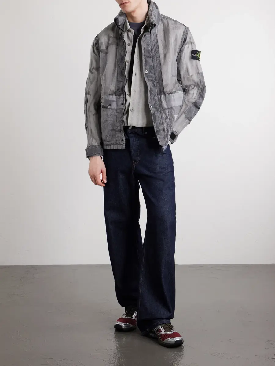 Stone Island Camouflage-Print Shell Jacket - Men | Thumbnail 2
