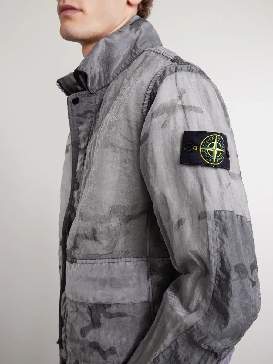 Stone Island Camouflage-Print Shell Jacket - Men | Thumbnail 5