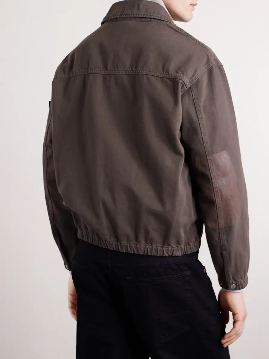 Stone Island Garment-Dyed Light Bull Denim-tc Jacket - Men | Thumbnail 4 Stone Island Garment-Dyed Light Bull Denim-tc Jacket - Men | Thumbnail 4