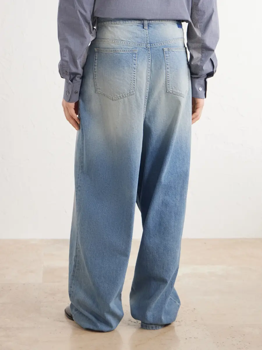 Maison Margiela Wrap Wide-Leg Jeans - Men | Thumbnail 4 Maison Margiela Wrap Wide-Leg Jeans - Men | Thumbnail 4