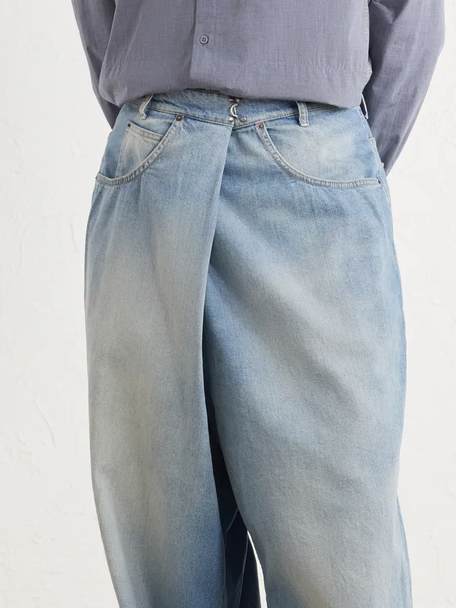 Maison Margiela Wrap Wide-Leg Jeans - Men | Thumbnail 5 Maison Margiela Wrap Wide-Leg Jeans - Men | Thumbnail 5