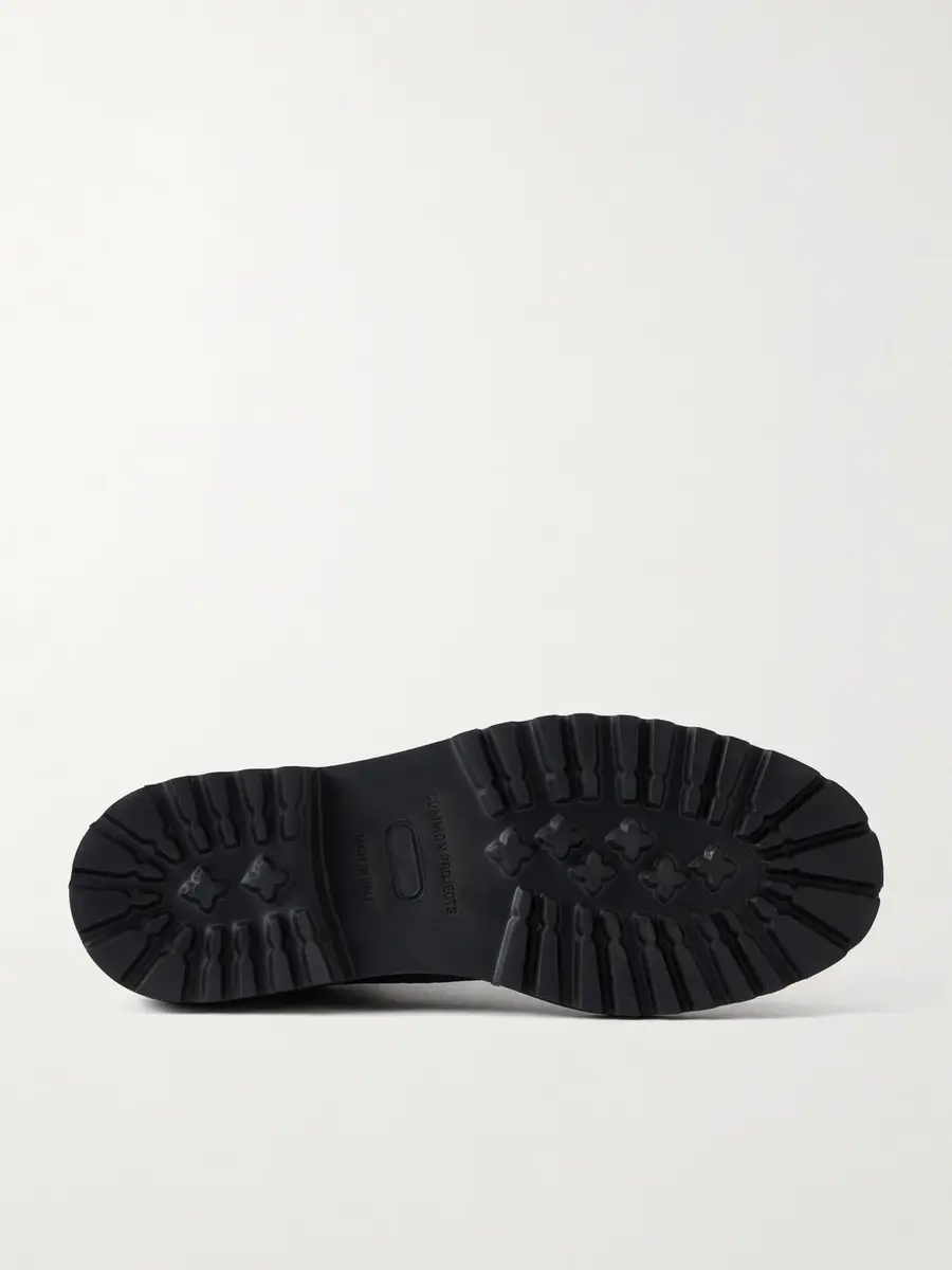 Common Projects Piuma Leather-Trimmed Suede Hiking Boots - Men | Thumbnail 3 Common Projects Piuma Leather-Trimmed Suede Hiking Boots - Men | Thumbnail 3