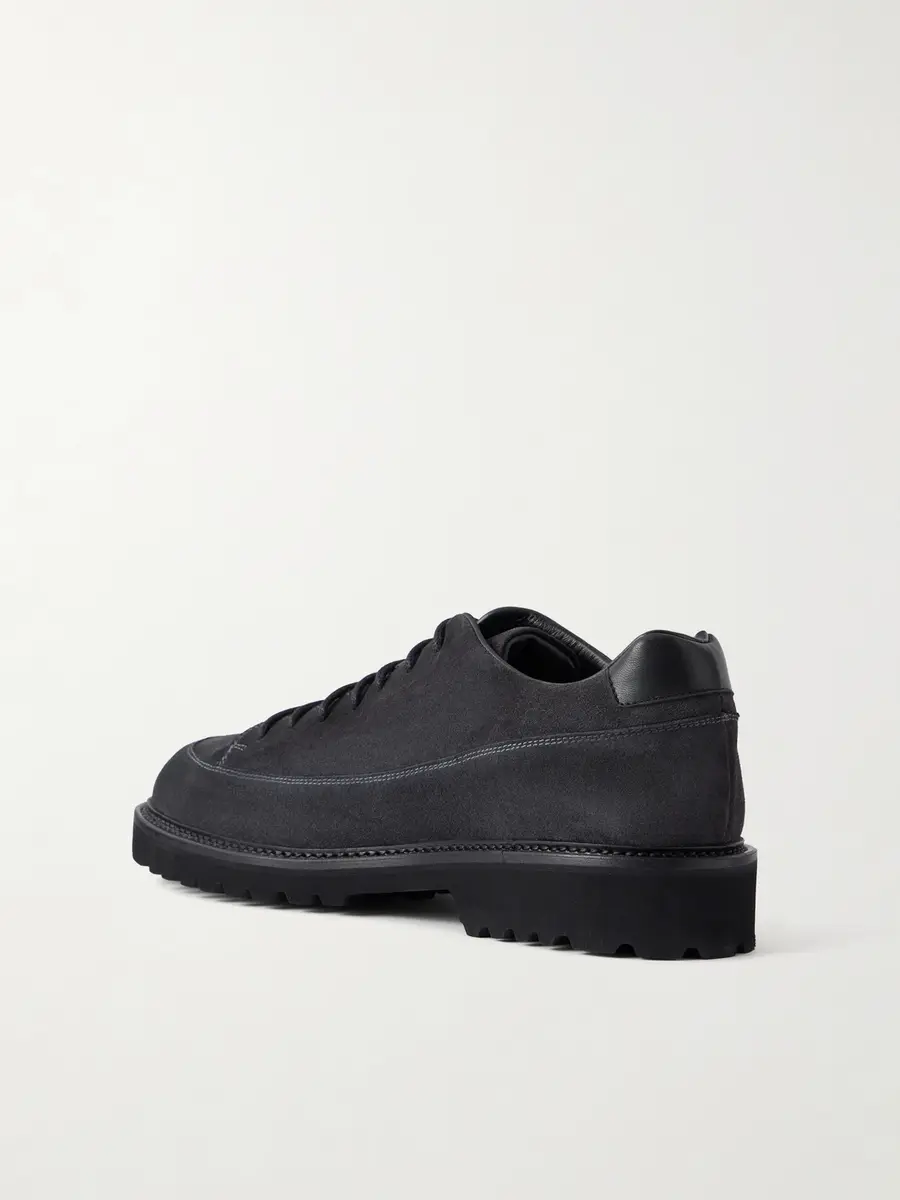 Common Projects Piuma Leather-Trimmed Suede Hiking Boots - Men | Thumbnail 4 Common Projects Piuma Leather-Trimmed Suede Hiking Boots - Men | Thumbnail 4