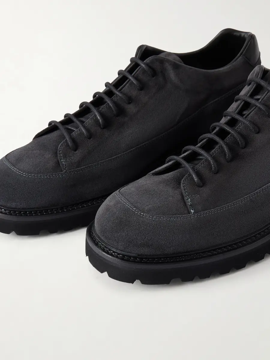 Common Projects Piuma Leather-Trimmed Suede Hiking Boots - Men | Thumbnail 5 Common Projects Piuma Leather-Trimmed Suede Hiking Boots - Men | Thumbnail 5