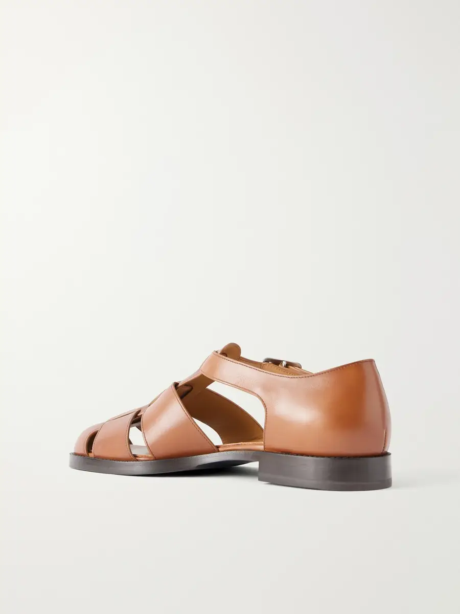 J.M. Weston Leather Sandals - Men | Thumbnail 3