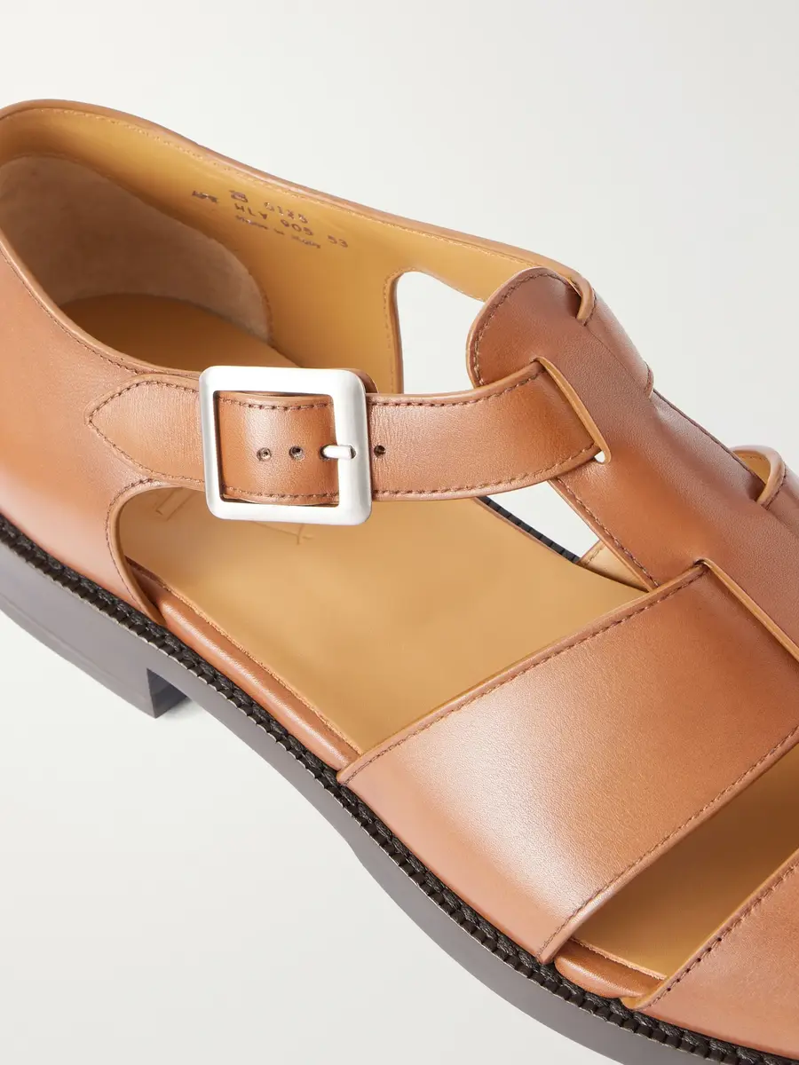 J.M. Weston Leather Sandals - Men | Thumbnail 4