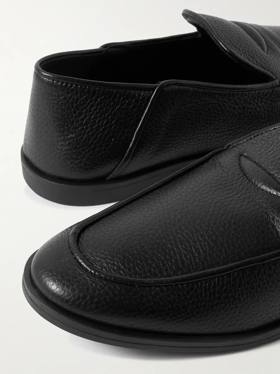 George Cleverley Mayfair II Collapsible-Heel Deerkskin Loafers - Men | Thumbnail 4