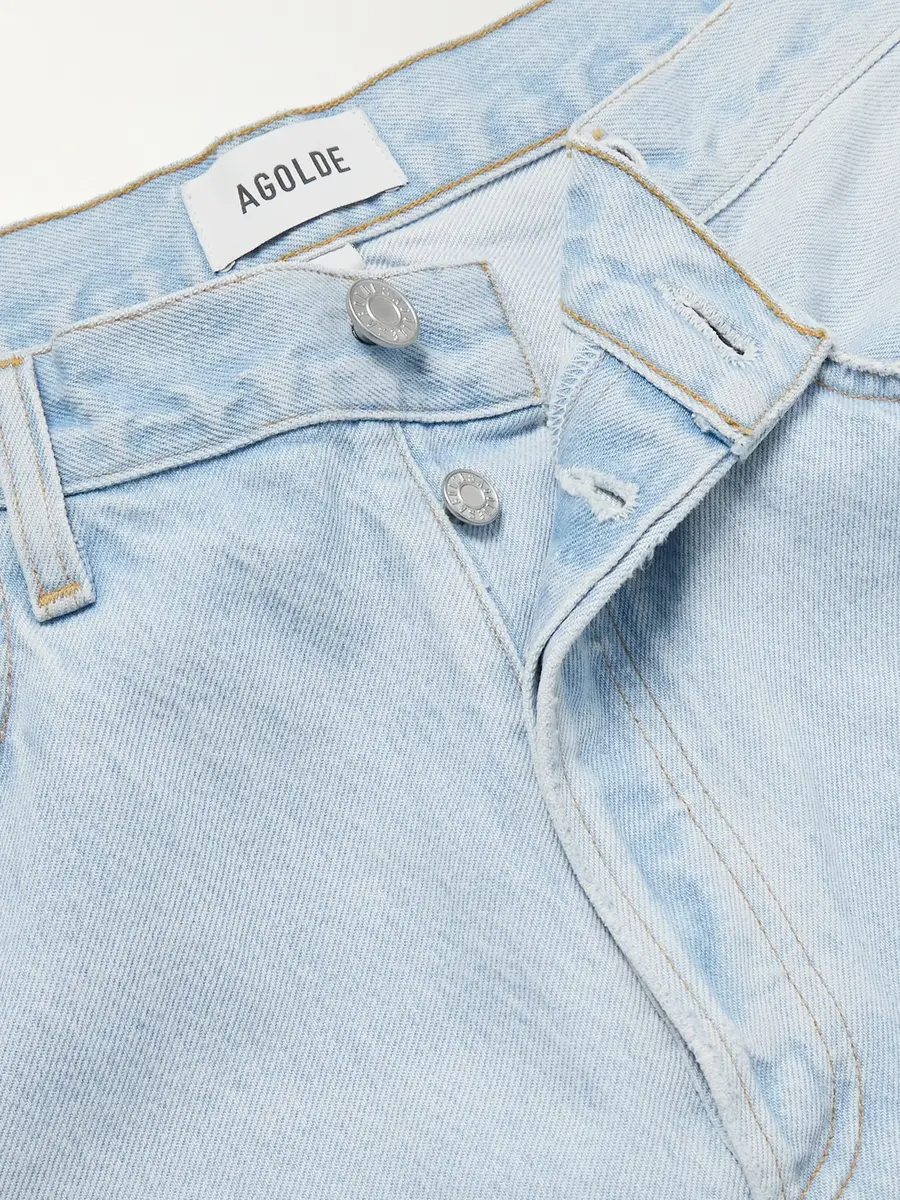 AGOLDE Anson Straight-Leg Frayed Denim Shorts - Men | Thumbnail 6 AGOLDE Anson Straight-Leg Frayed Denim Shorts - Men | Thumbnail 6