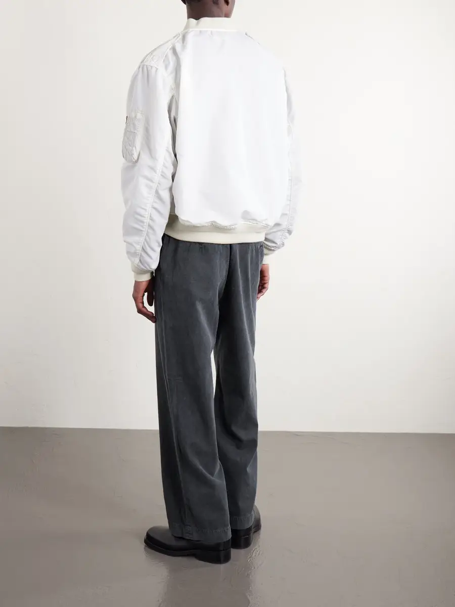 Remi Relief Straight-Leg Cotton-Twill Trousers - Men | Thumbnail 4