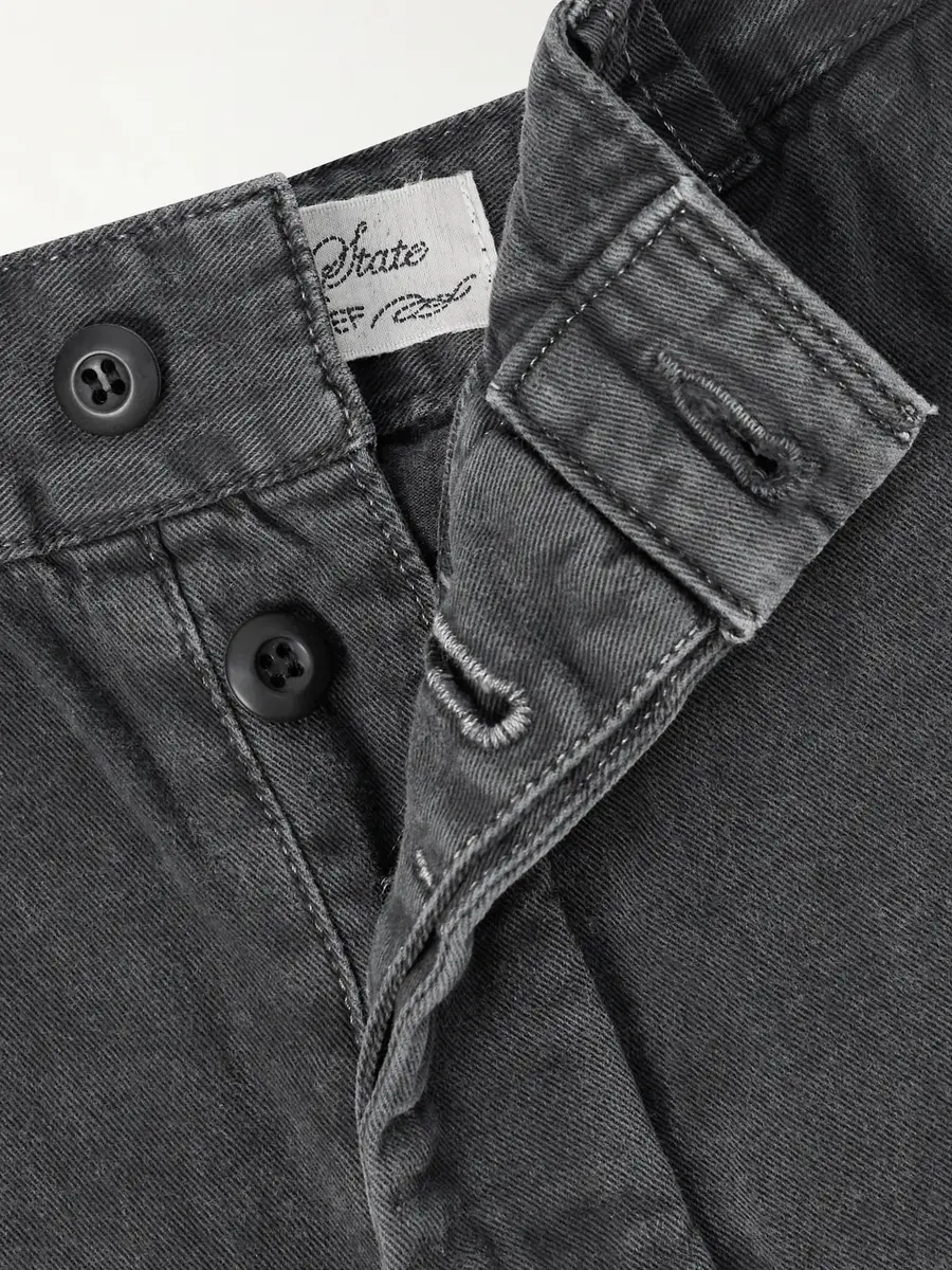 Remi Relief Straight-Leg Cotton-Twill Trousers - Men | Thumbnail 6