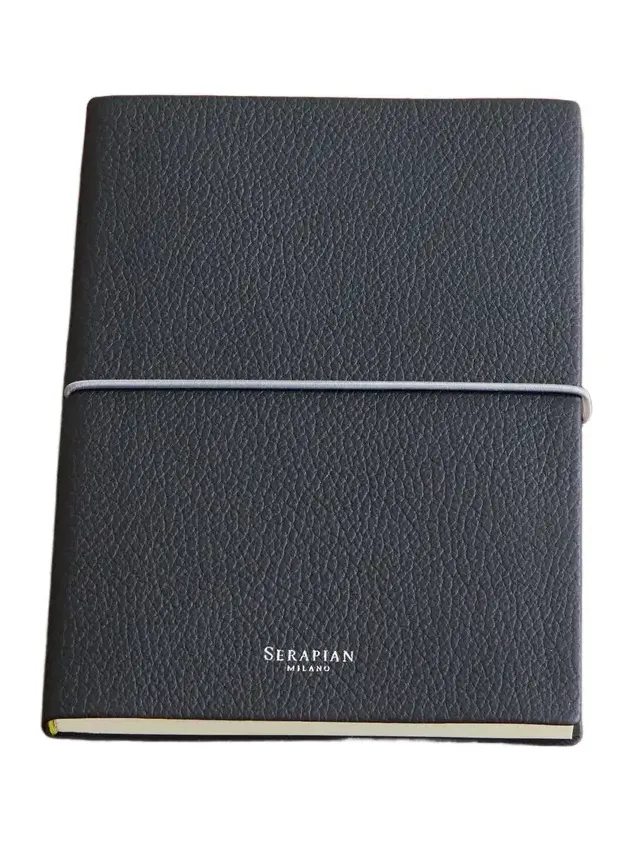 Serapian Medium Textured-Leather Notebook - Men
