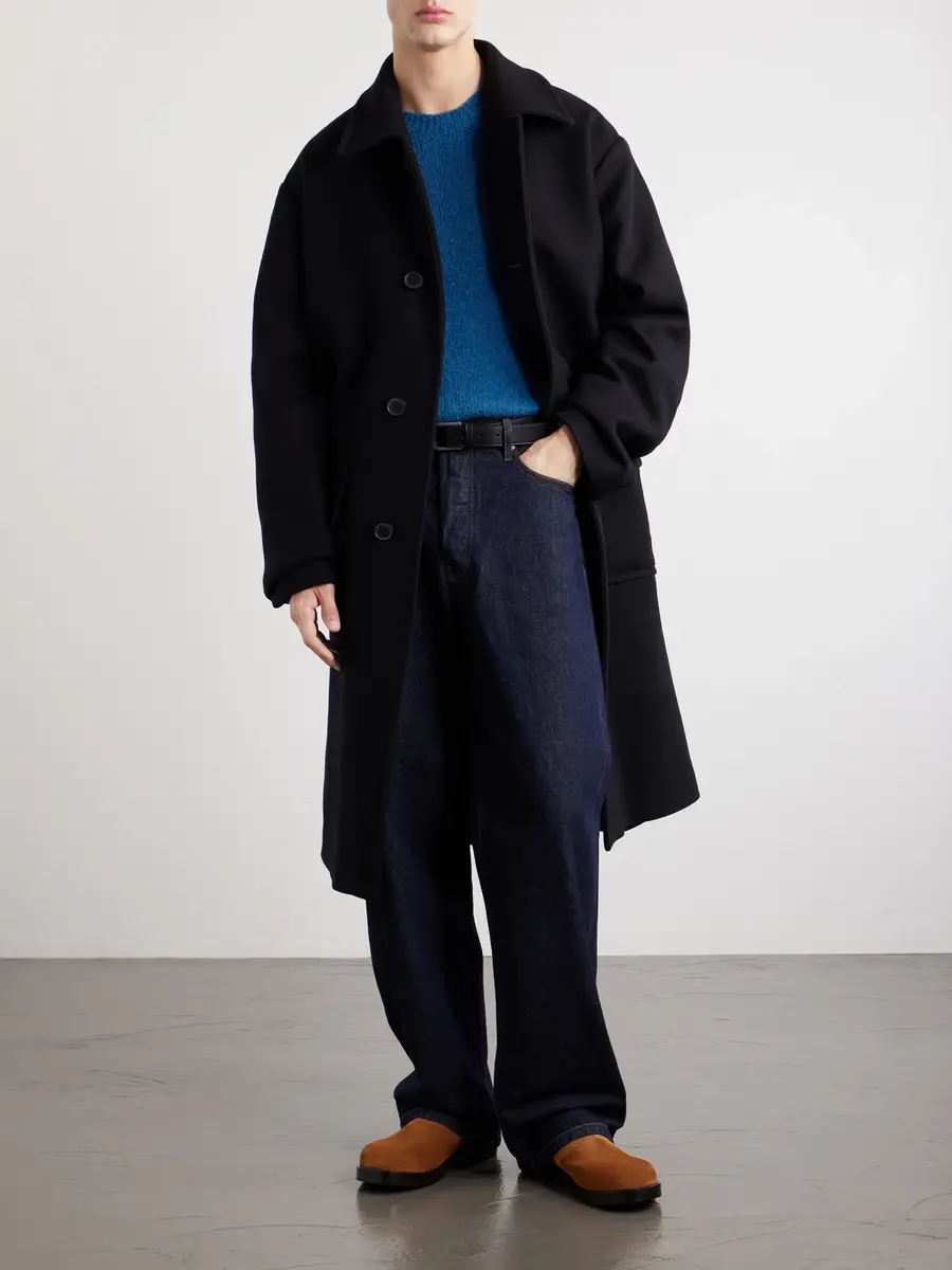 Dries Van Noten Oversized Wool-Blend Coat - Men | Thumbnail 2 Dries Van Noten Oversized Wool-Blend Coat - Men | Thumbnail 2