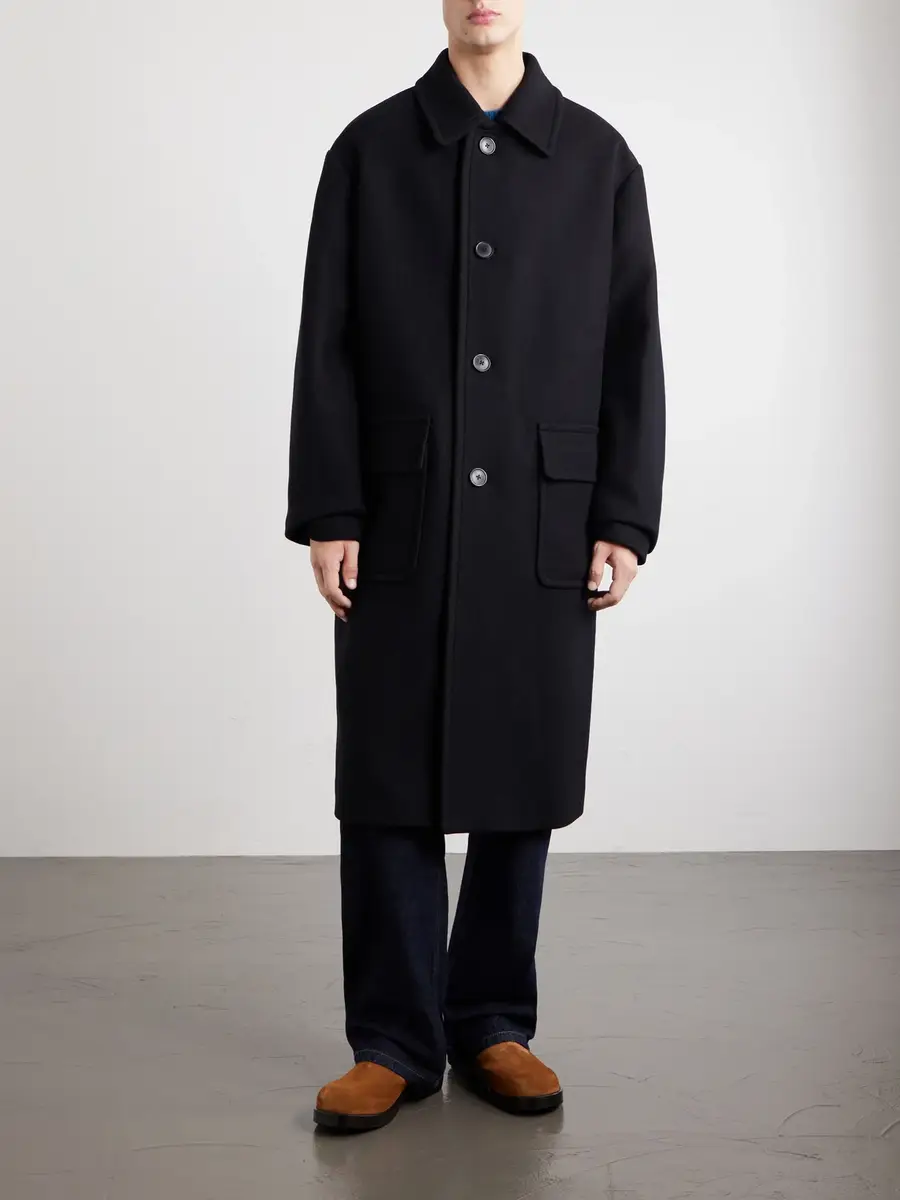 Dries Van Noten Oversized Wool-Blend Coat - Men | Thumbnail 3 Dries Van Noten Oversized Wool-Blend Coat - Men | Thumbnail 3