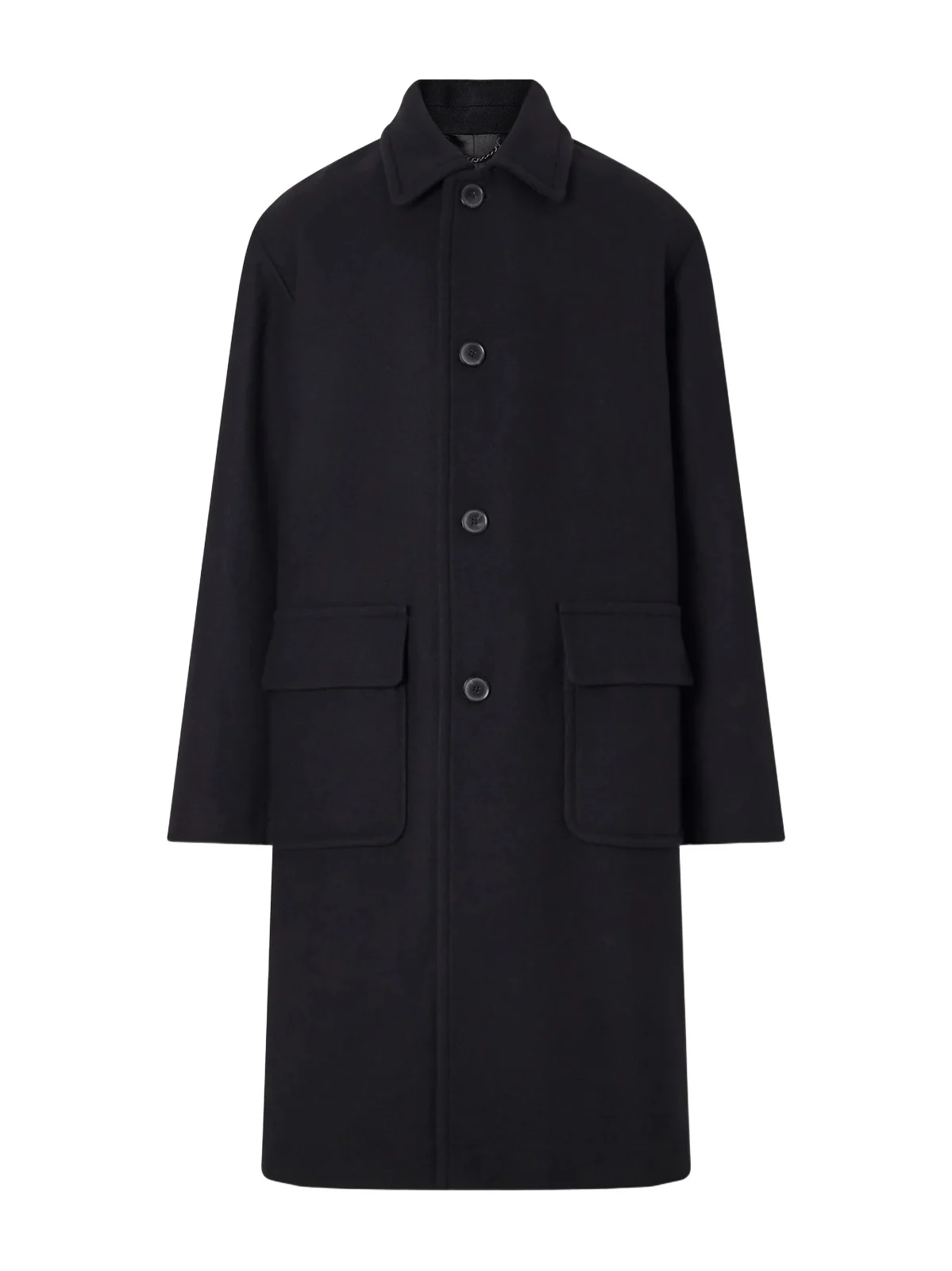 Oversized Wool-Blend Coat - Men