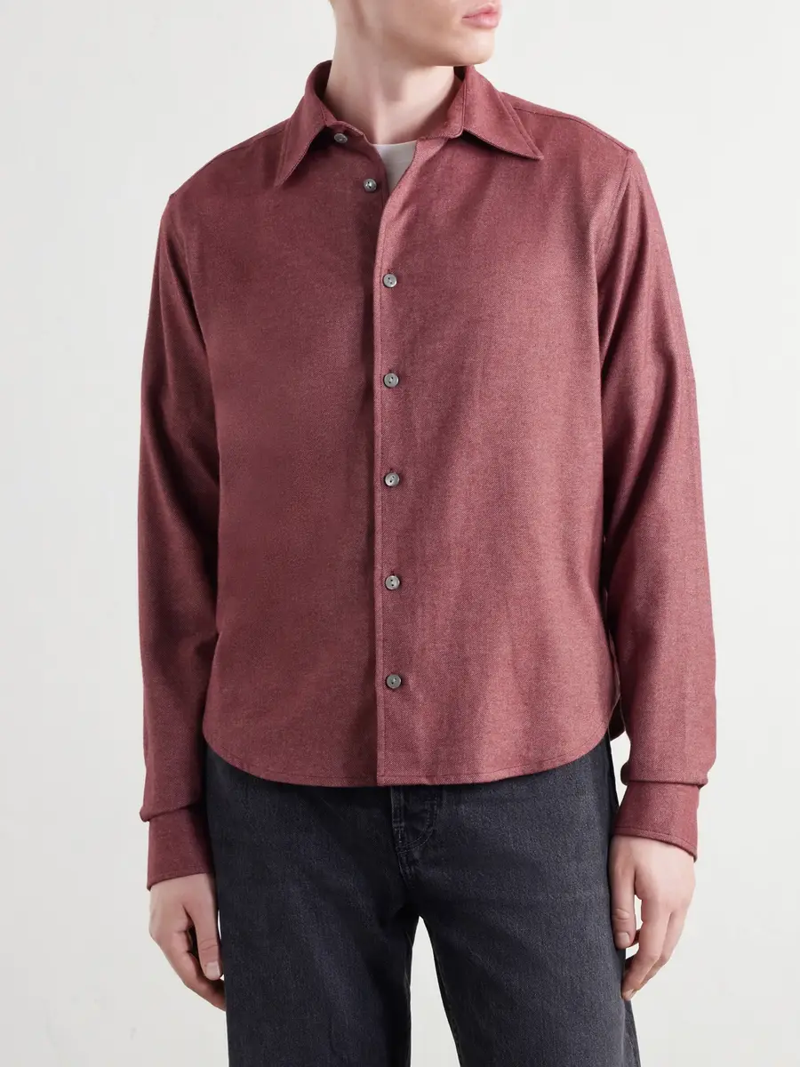 Second/Layer Brushed Cotton Shirt - Men | Thumbnail 3 Second/Layer Brushed Cotton Shirt - Men | Thumbnail 3