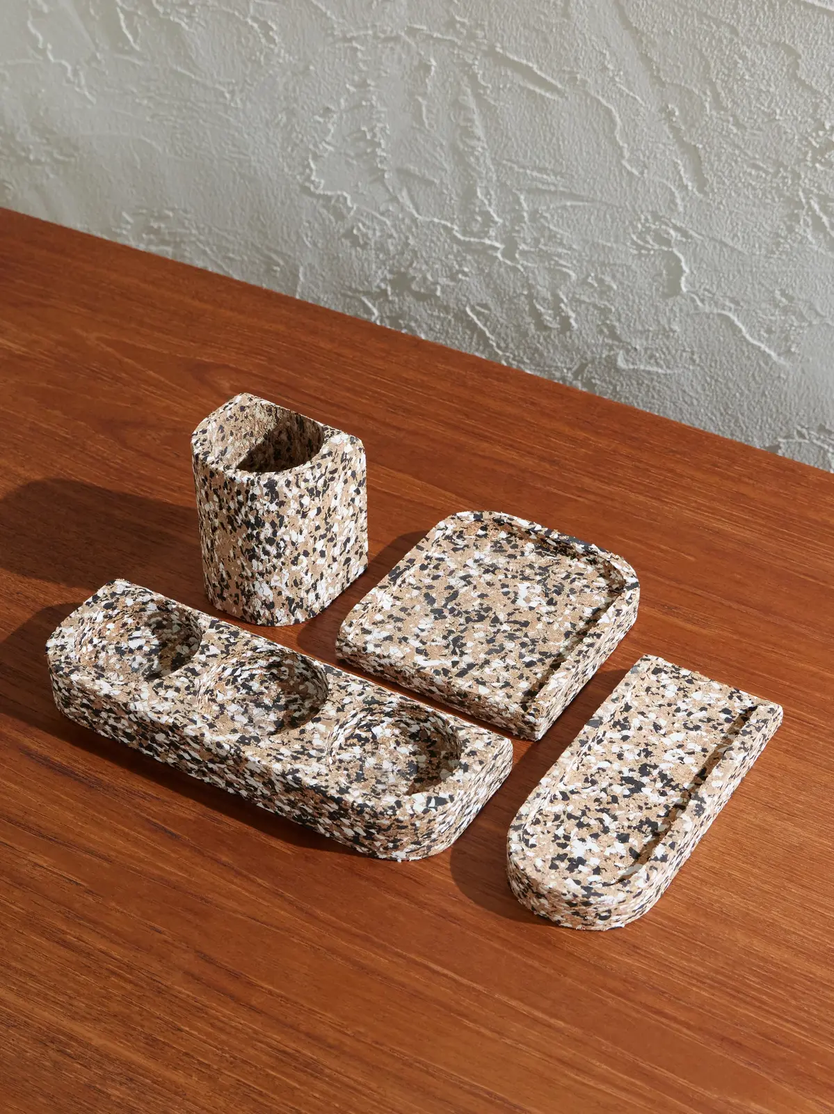 The Conran Shop Confetti Cork Desk Accessory Set - Men