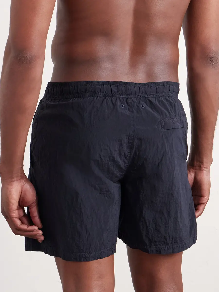 Stone Island Straight-Leg Mid-Length ECONYL® Nylon Metal Swim Shorts - Men | Thumbnail 3 Stone Island Straight-Leg Mid-Length ECONYL® Nylon Metal Swim Shorts - Men | Thumbnail 3