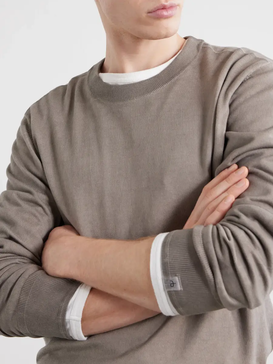 rag & bone Ribbed Cotton Sweater - Men | Thumbnail 5