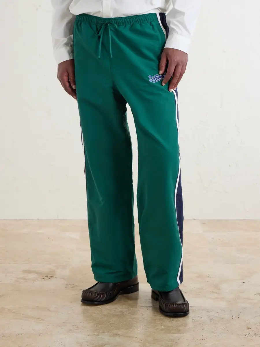 Aimé Leon Dore Logo-Embroidered Shell Track Pants - Men | Thumbnail 3