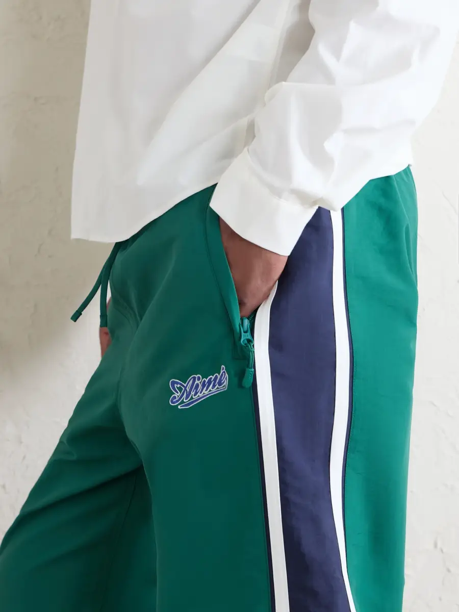 Aimé Leon Dore Logo-Embroidered Shell Track Pants - Men | Thumbnail 5