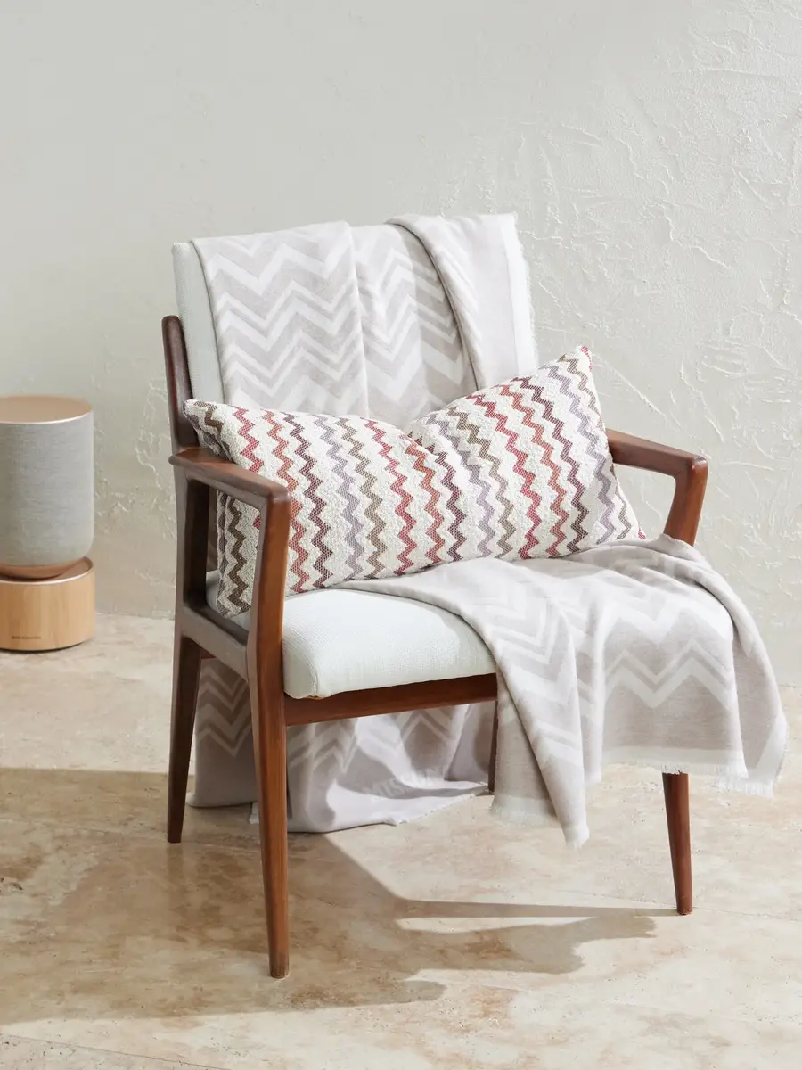 Missoni Home Cortina Fringed Virgin Wool and Cashmere-Blend Jacquard Throw - Men | Thumbnail 2 Missoni Home Cortina Fringed Virgin Wool and Cashmere-Blend Jacquard Throw - Men | Thumbnail 2