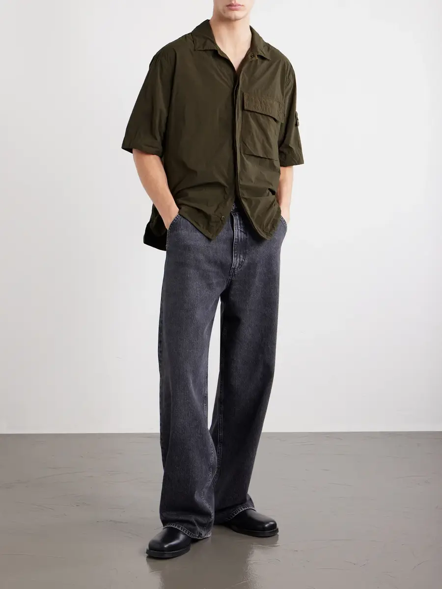 Stone Island GHOST Brushed Nylon Shirt - Men | Thumbnail 2 Stone Island GHOST Brushed Nylon Shirt - Men | Thumbnail 2