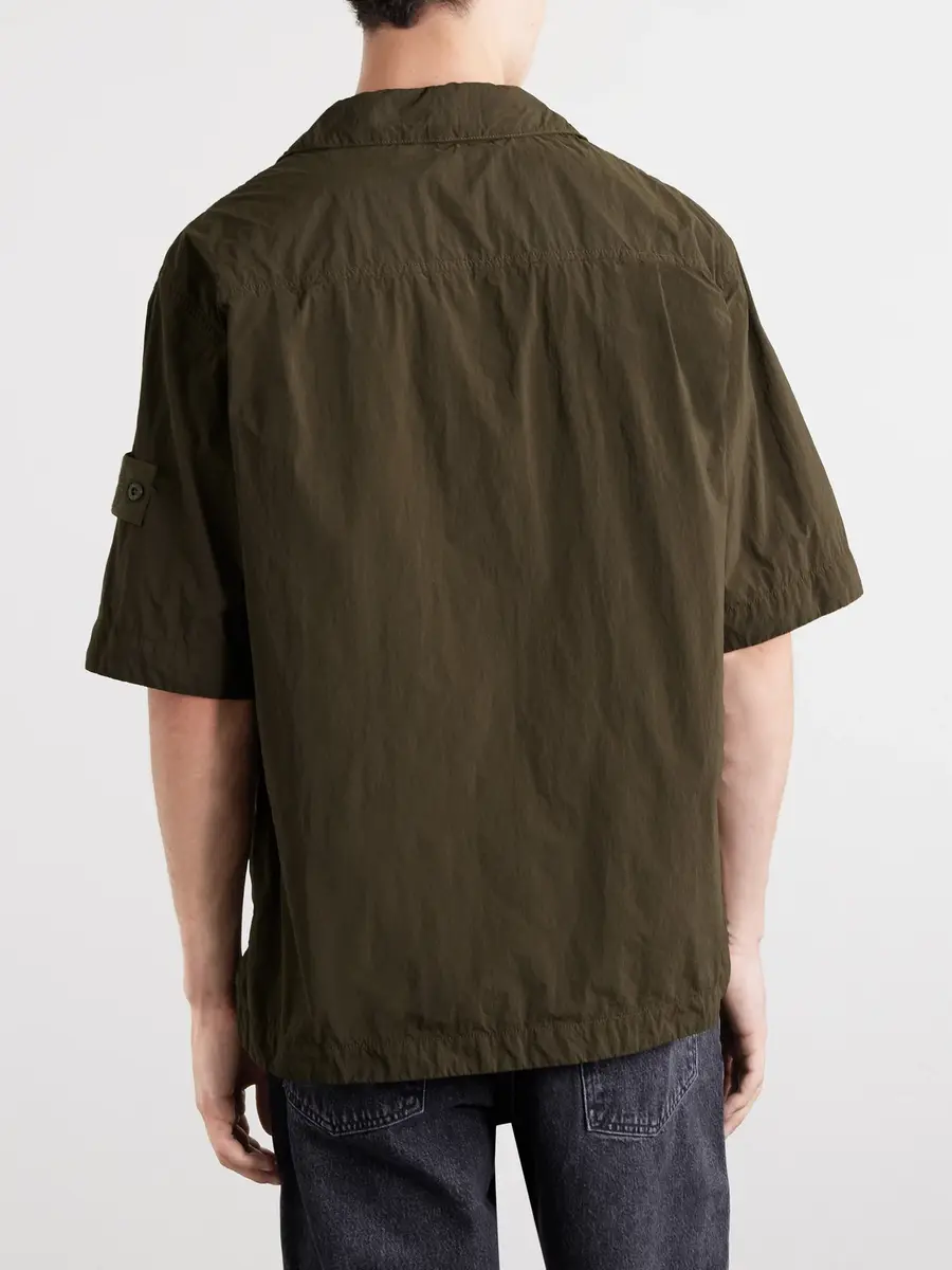 Stone Island GHOST Brushed Nylon Shirt - Men | Thumbnail 4 Stone Island GHOST Brushed Nylon Shirt - Men | Thumbnail 4