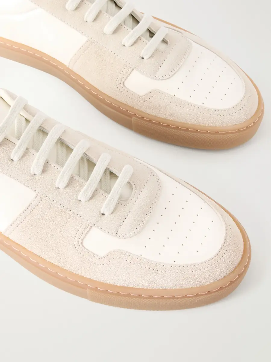 Common Projects BBall Duo Suede-Trimmed Leather Sneakers - Men | Thumbnail 5 Common Projects BBall Duo Suede-Trimmed Leather Sneakers - Men | Thumbnail 5