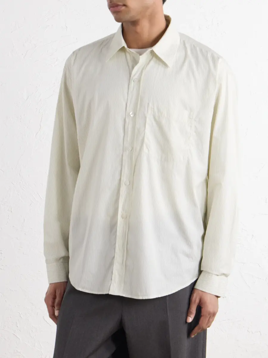 mfpen Executive Striped Cotton-Poplin Shirt - Men | Thumbnail 3