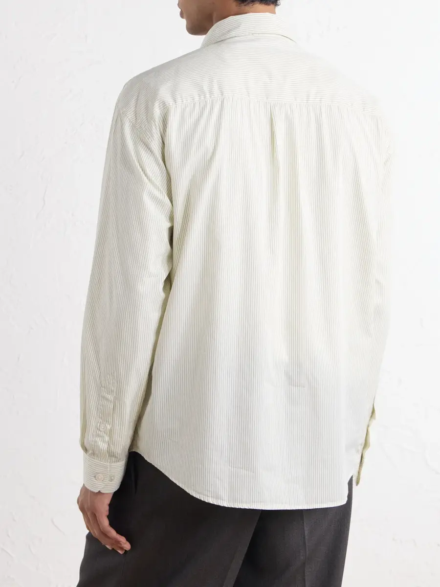 mfpen Executive Striped Cotton-Poplin Shirt - Men | Thumbnail 4