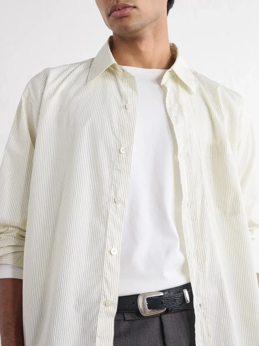 mfpen Executive Striped Cotton-Poplin Shirt - Men | Thumbnail 5