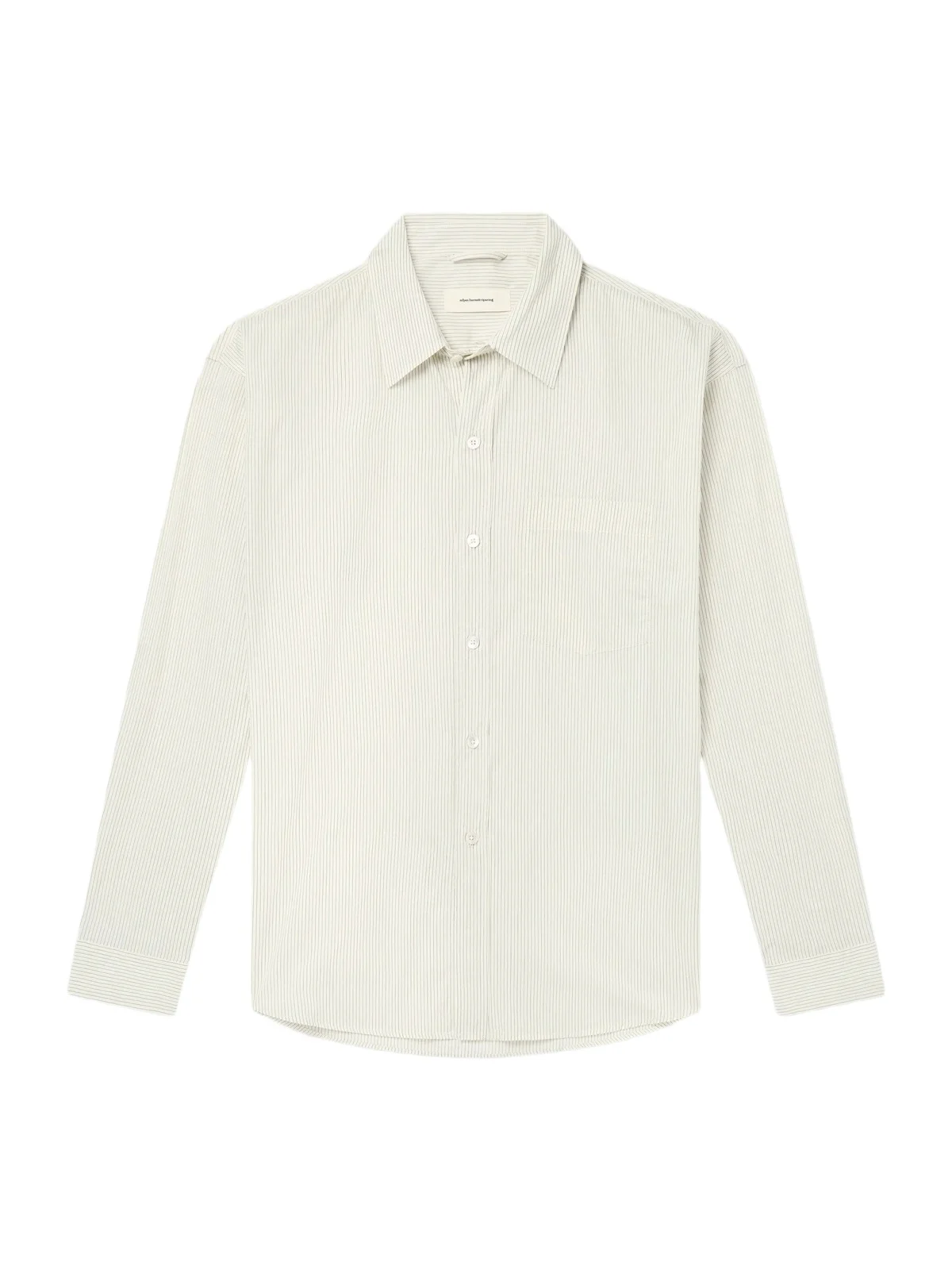 Executive Striped Cotton-Poplin Shirt - Men Executive Striped Cotton-Poplin Shirt - Men